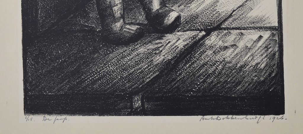 Aart van Dobbenburgh: Litho - De pop - 1926 (2/15) - Zeldzaam kopen? Bied vanaf 50!