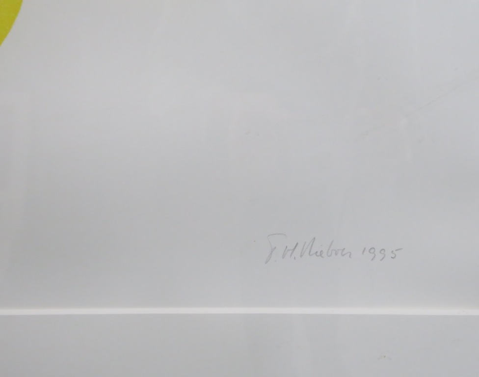 Tiddo Nieboer: Houtsnede, Stilleven aa - Ingelijst (groot) kopen? Bied vanaf 50!