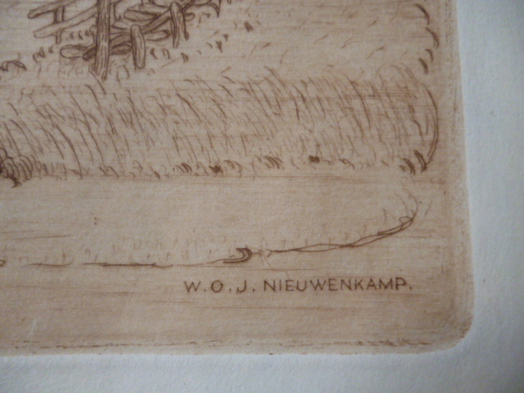 Wijnand Otto Jan Nieuwenkamp - ets - Op Marken kopen? Bied vanaf 75!