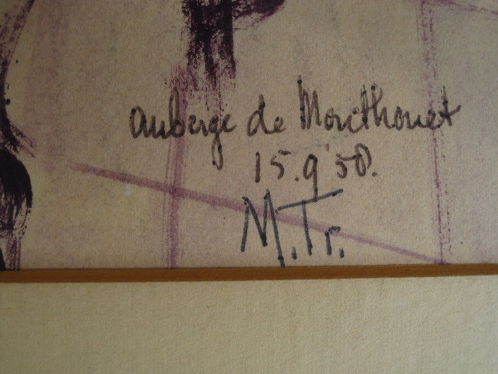Kroatie Marko Trebotic vroeg expressionistische aquarel "interieur met bloemen"  kopen? Bied vanaf 1!