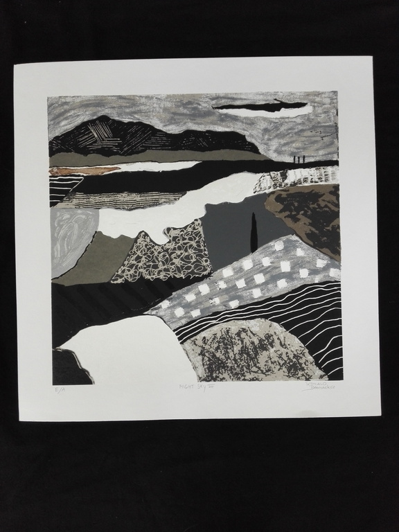 Ronald Boonacker, zeefdruk op papier, Titel: night sky III kopen? Bied vanaf 30!