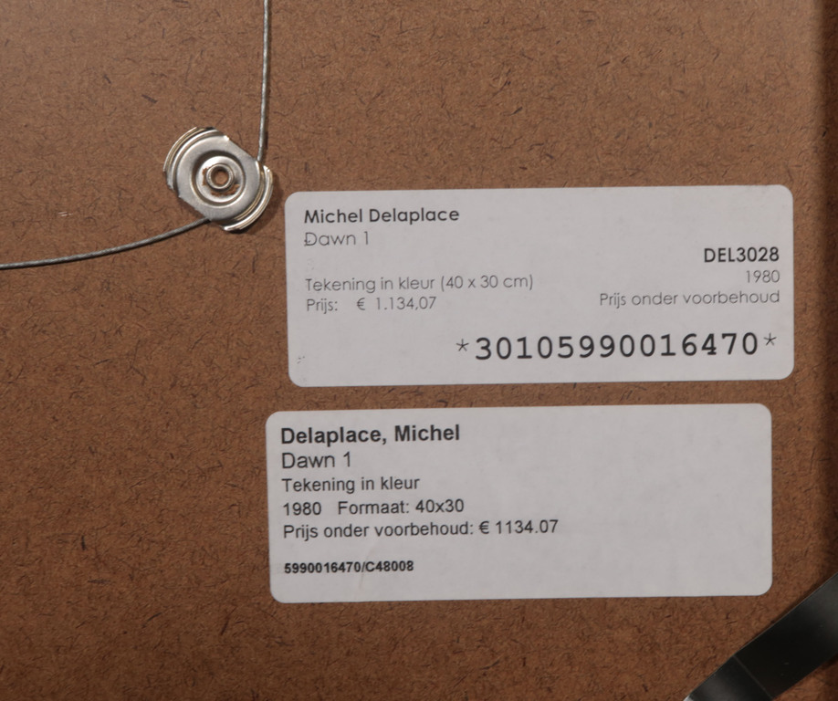 Michel Delaplace: Potloodtekening, Dawn - Ingelijst kopen? Bied vanaf 20!