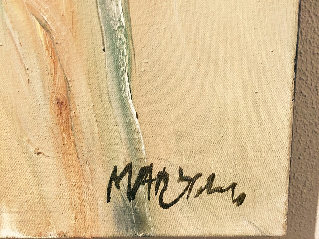 Anton Martineau - De dame moet bij komen - 150 x 150 cm -  kopen? Bied vanaf 500!