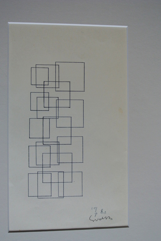 Siep van den Berg. -Variaties op een thema IV- Pentekening. 1980.Handgesigneerd. kopen? Bied vanaf 69!