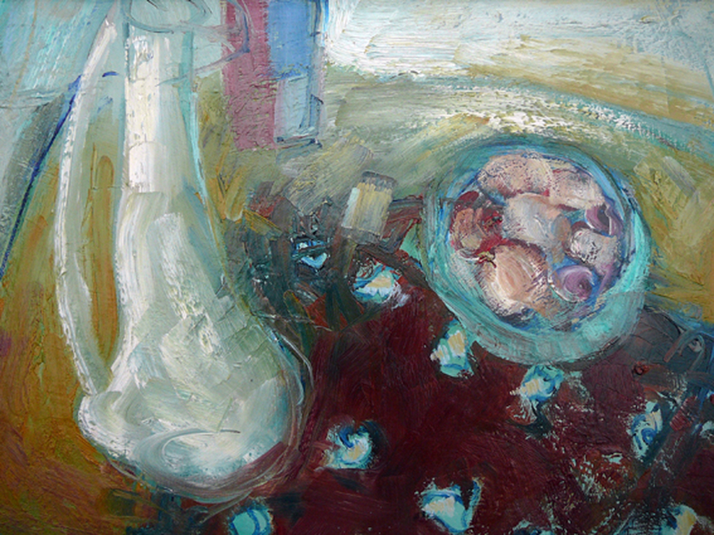 Ria Louist-Blenke: Geen titel -olieverf 1995- kopen? Bied vanaf 40!