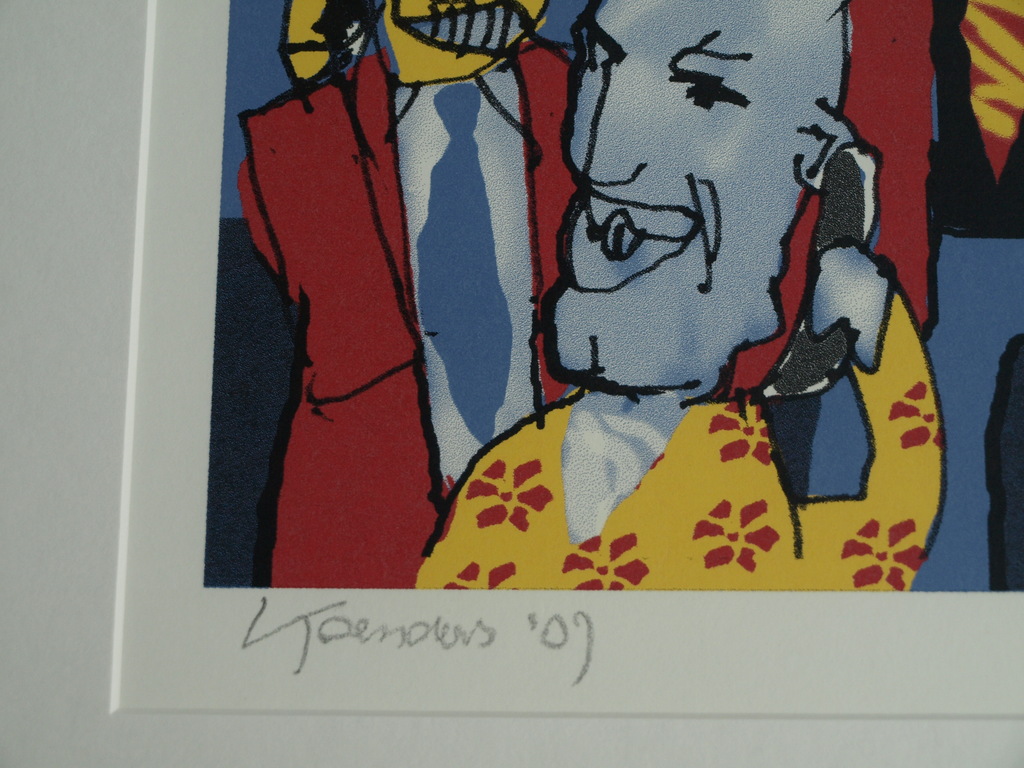Ed Koenders : Giclée , We bellen – gesigneerd & ingelijst – 2007 kopen? Bied vanaf 1!