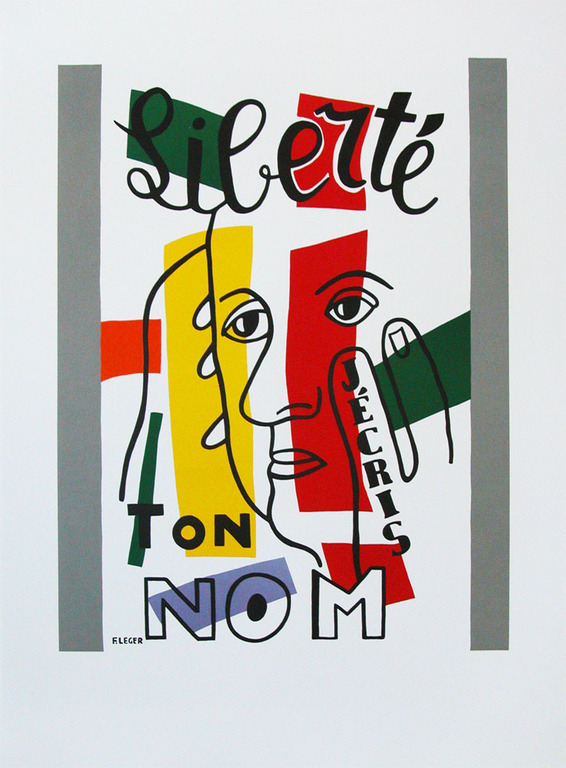 Fernand Leger, kleurenlitho, Liberté kopen? Bied vanaf 80!