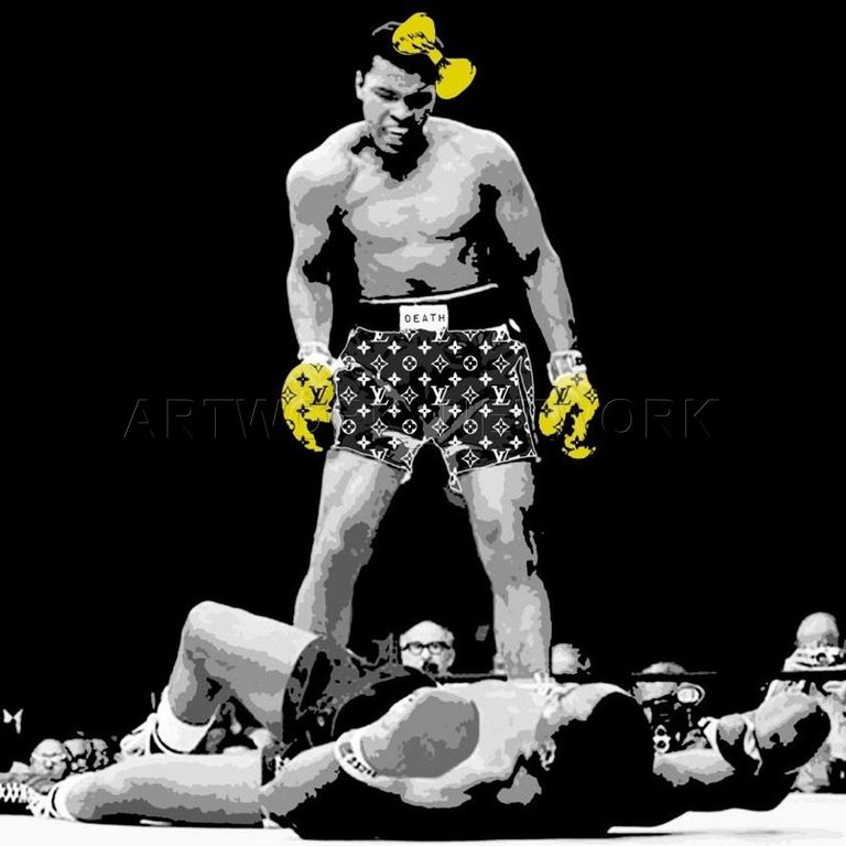 DEATH NYC - Large Print Painting "Ali" Signed Numbered with COA kopen? Bied vanaf 1!