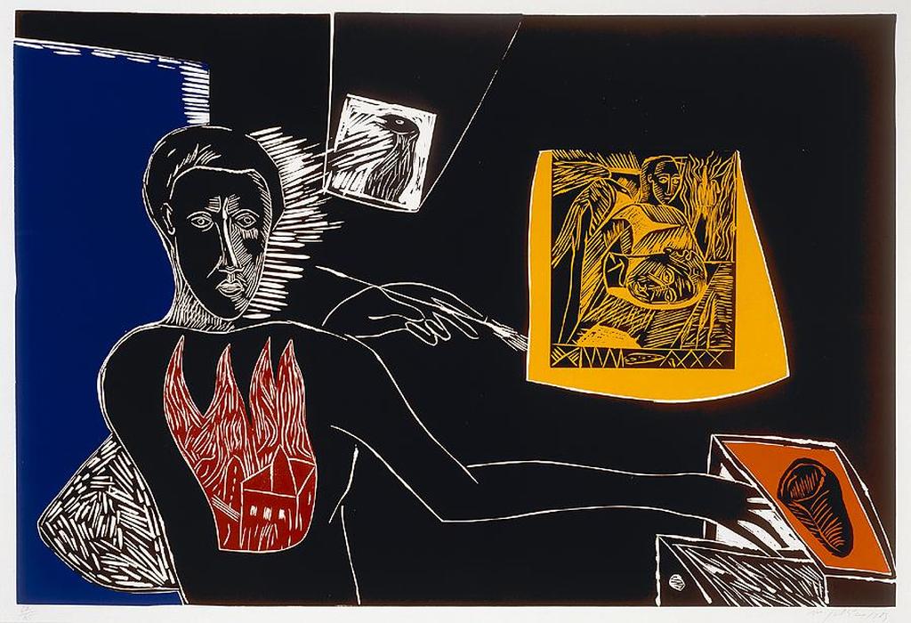 MIMMO PALADINO INTERNATIONALE GRAFIEK 1984 CENTRAAL MUSEUM UTRECHT verkocht voor € 450!