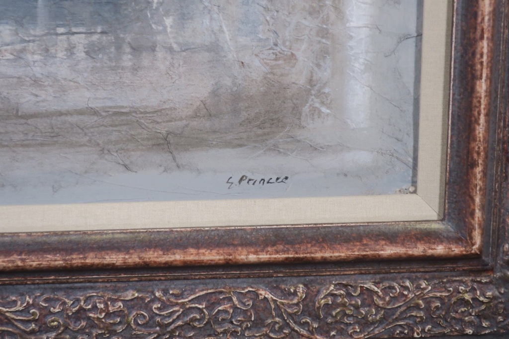 Gerard Princee: Gouache, Z.T. (Paarden) - Ingelijst (Groot) kopen? Bied vanaf 70!