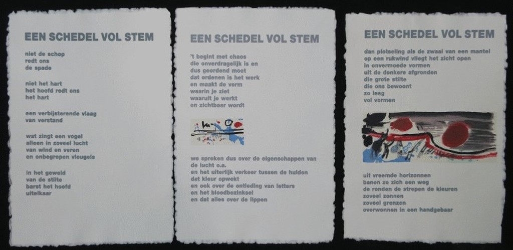 Corneille: Map met gedichten van Bert Schierbeek, Een schedel vol stem kopen? Bied vanaf 1!