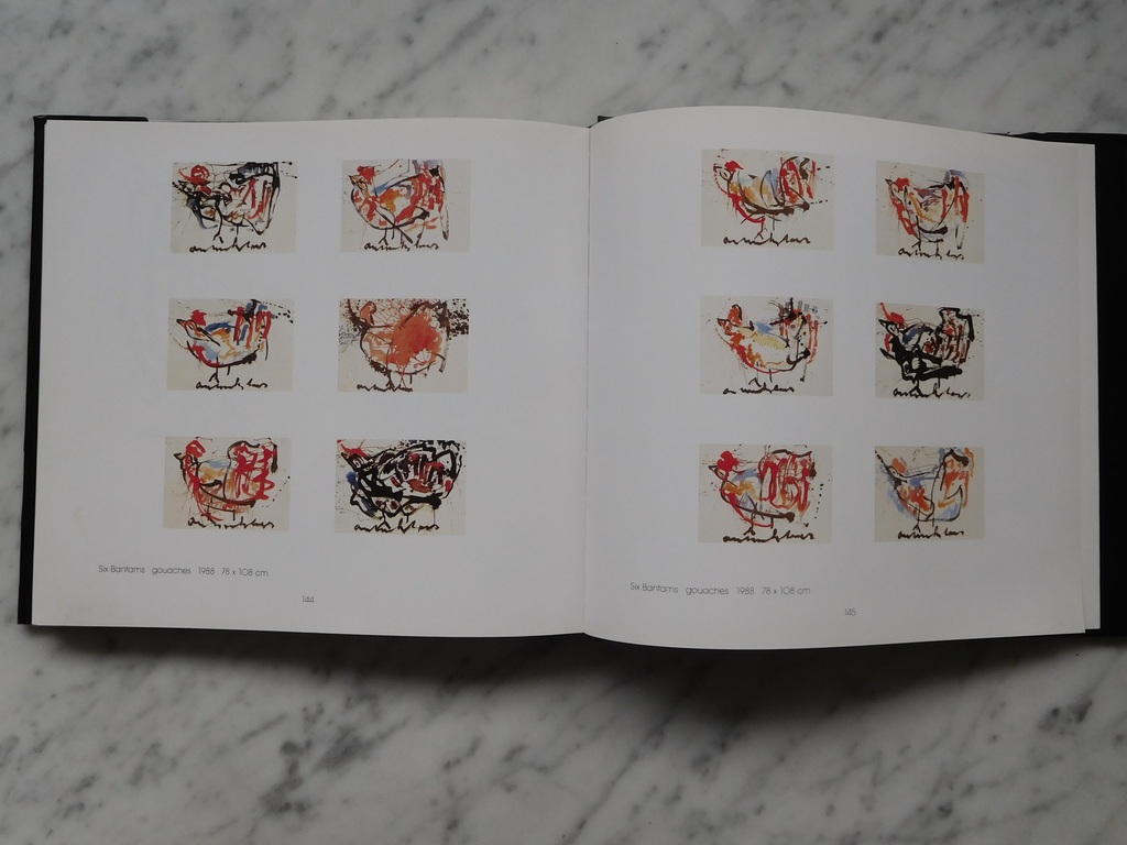 Anton Heyboer, Kip, Gouache op Hahnemühle papier, 1988, gesigneerd  kopen? Bied vanaf 650!