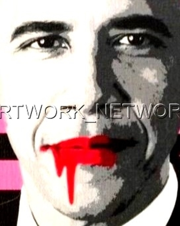 Large Print Painting "Obama Pink" Signed Numbered A/P or 1 to 100 with COA kopen? Bied vanaf 1!
