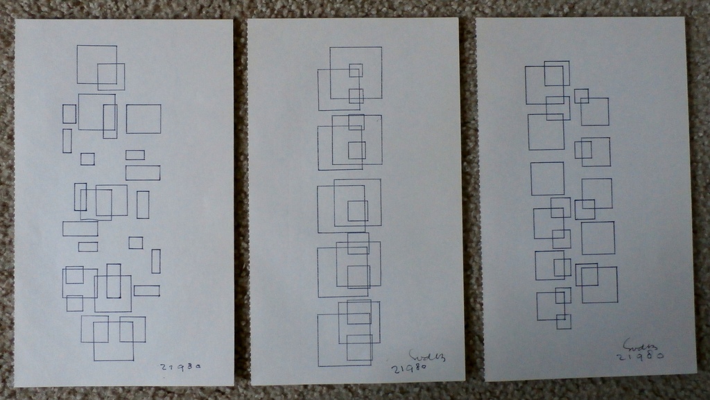 Siep van den Berg - 3 gesigneerde pentekeningen - 1980 verkocht voor € 55!
