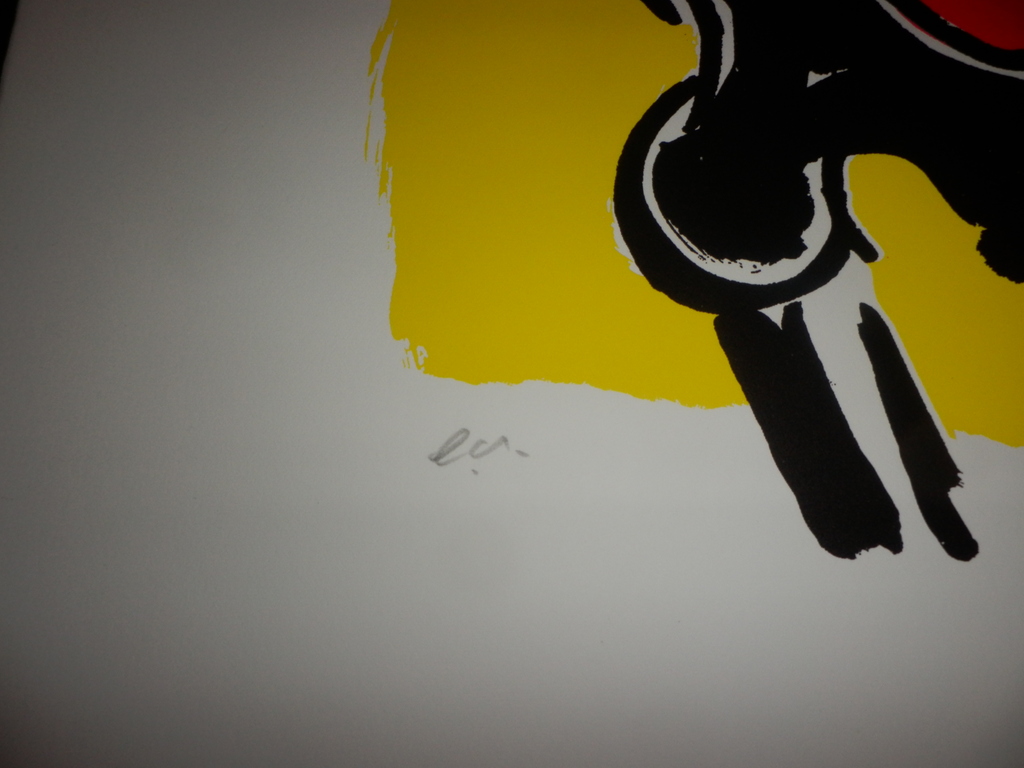 PETER DIEM  ZEER GROTE ZEEFDRUK   COW  YELLOW kopen? Bied vanaf 1!