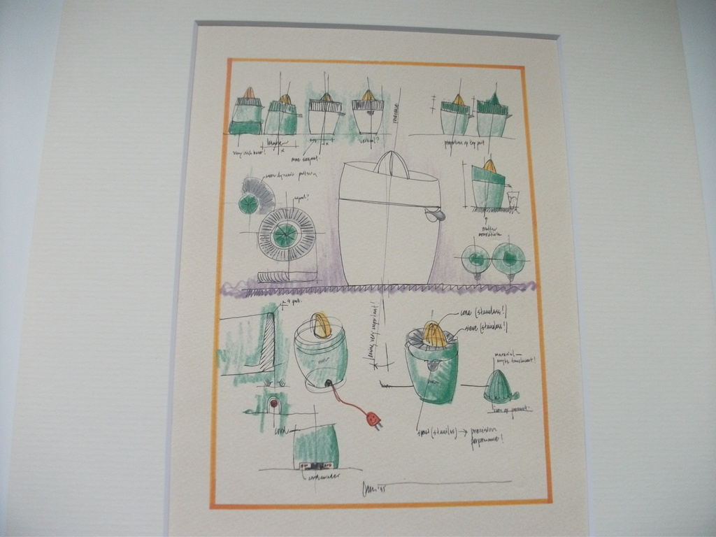 Alessi,2 ontwerptekeningen kopen? Bied vanaf 50!