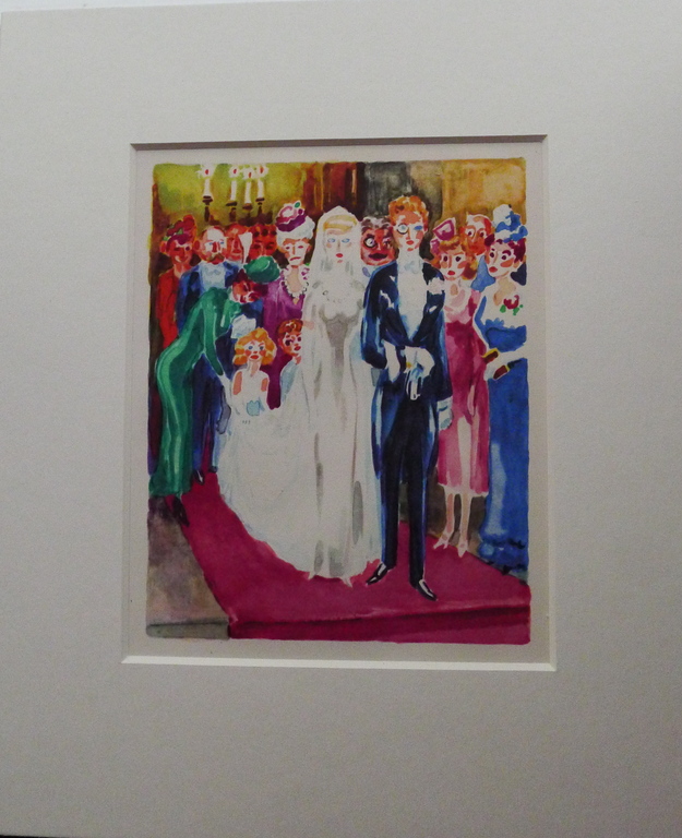 Kees van Dongen, houtgravure naar aquarel uit a La Recherche du  Temps Perdu,met passe-partout !! verkocht voor € 45!