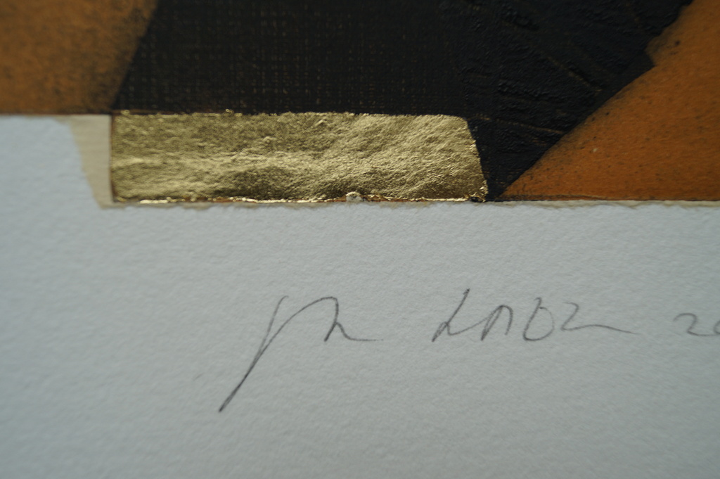 Jan Naezer - ets met bladgoud - 2003 - 20 ex. kopen? Bied vanaf 1!