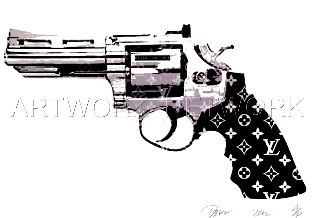 DEATH NYC "Gun W" - n° A/P - Signed with COA (Edition Artist Proof) kopen? Bied vanaf 1!