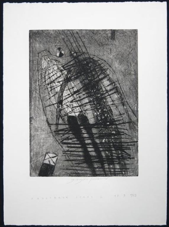 Ferenc Gogos: Droge naald, Zonder titel verkocht voor € 70!