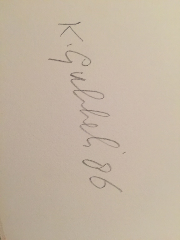 Klaas Gubbels, zeefdruk, met potlood gesigneerd kopen? Bied vanaf 1!