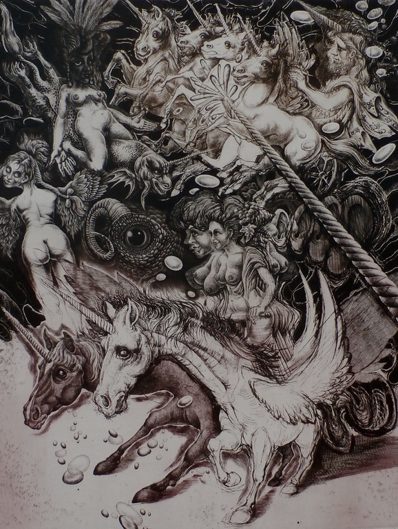 Hugo Besard - Ets - Titel: "Eenhoorn" - 1991/1992  verkocht voor € 55!