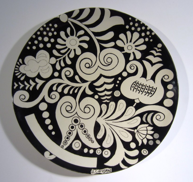 Toine Corstjens - beschilderde schotel - Sphinx Maastricht kopen? Bied vanaf 65!