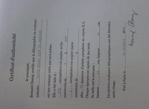 Bernard Charoy - Lithografie - Bernard Charoy (1931), pootjebaden kopen? Bied vanaf 25!