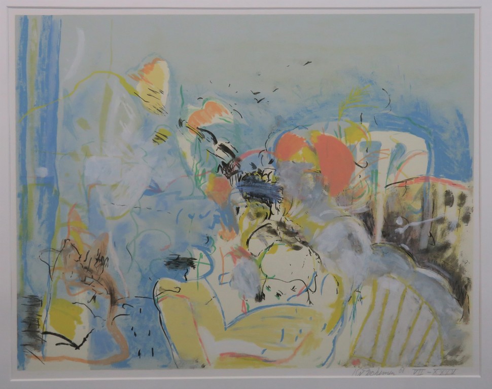Kees van Bohemen: Litho, Z.T. - Ingelijst  kopen? Bied vanaf 120!