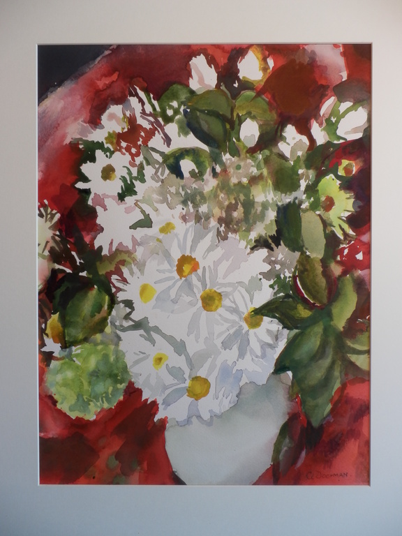 CLAUDINE DOORMAN Aquarel MARGRIETEN kopen? Bied vanaf 35!