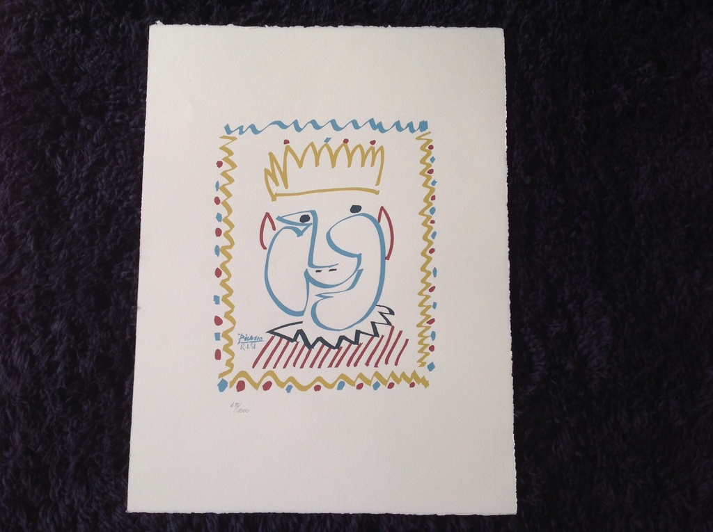 Picasso: kleuren lithografie : carnaval kopen? Bied vanaf 55!