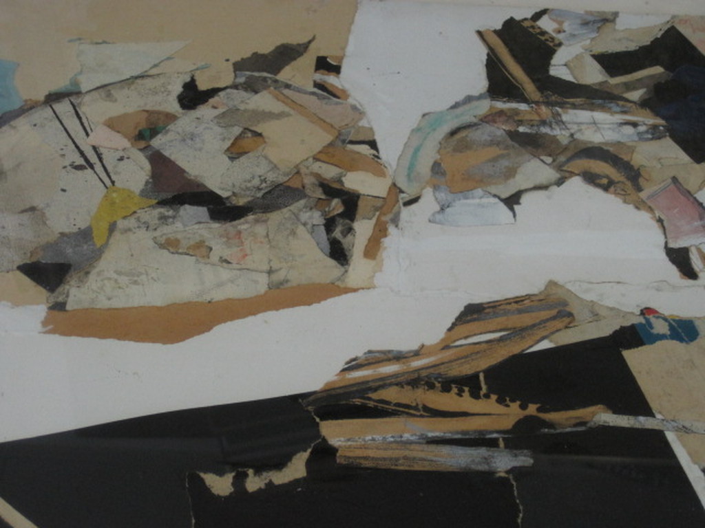 G.L.vd Eerenbeemt (1936-2011) grote COLLAGE "schroot op tafel" 1960 gesigneerd  kopen? Bied vanaf 1!