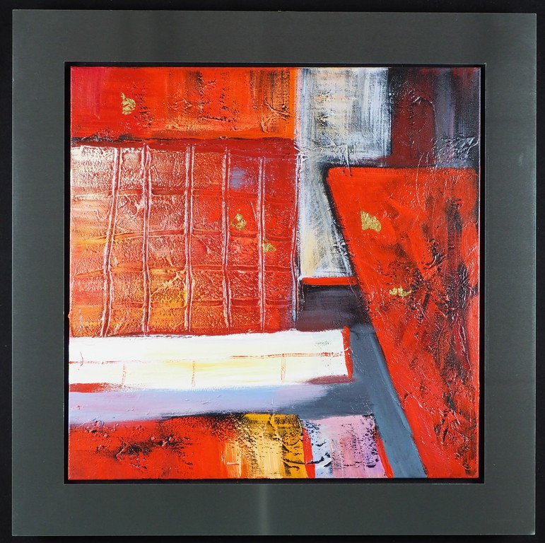 Han Teng: Origineel op linnen, zonder titel verkocht voor € 150!