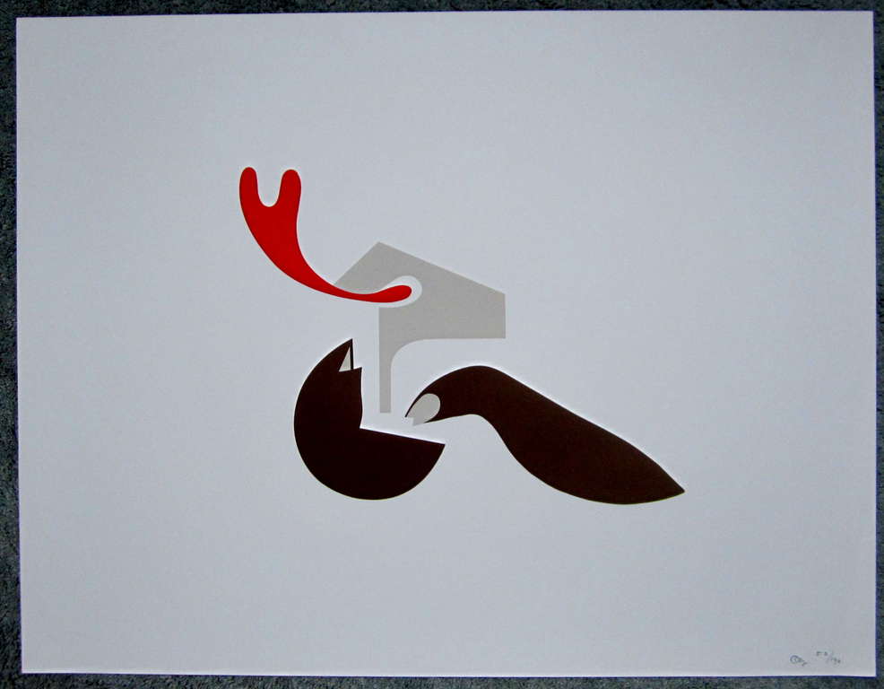 Oey Tjeng Sit, zeefdruk kopen? Bied vanaf 50!