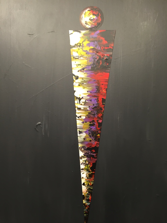 GENA GENADYJ gemengde technieken op doek Titel: PEOPLE kopen? Bied vanaf 1!