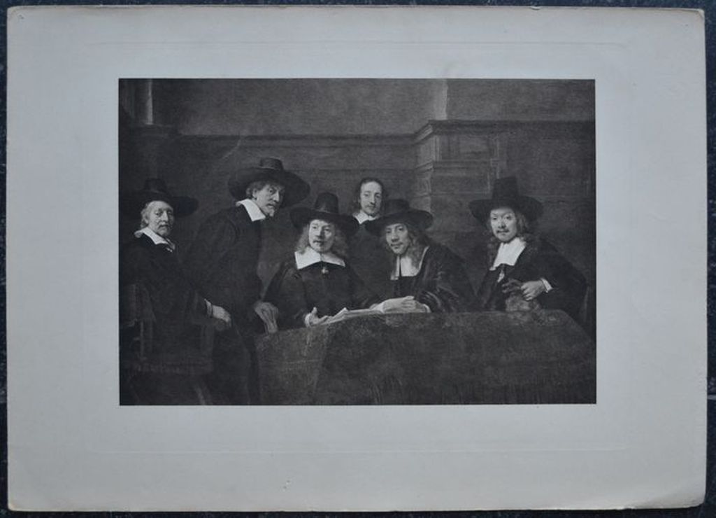Vier heliogravures naar werken van Rembrandt kopen? Bied vanaf 20!