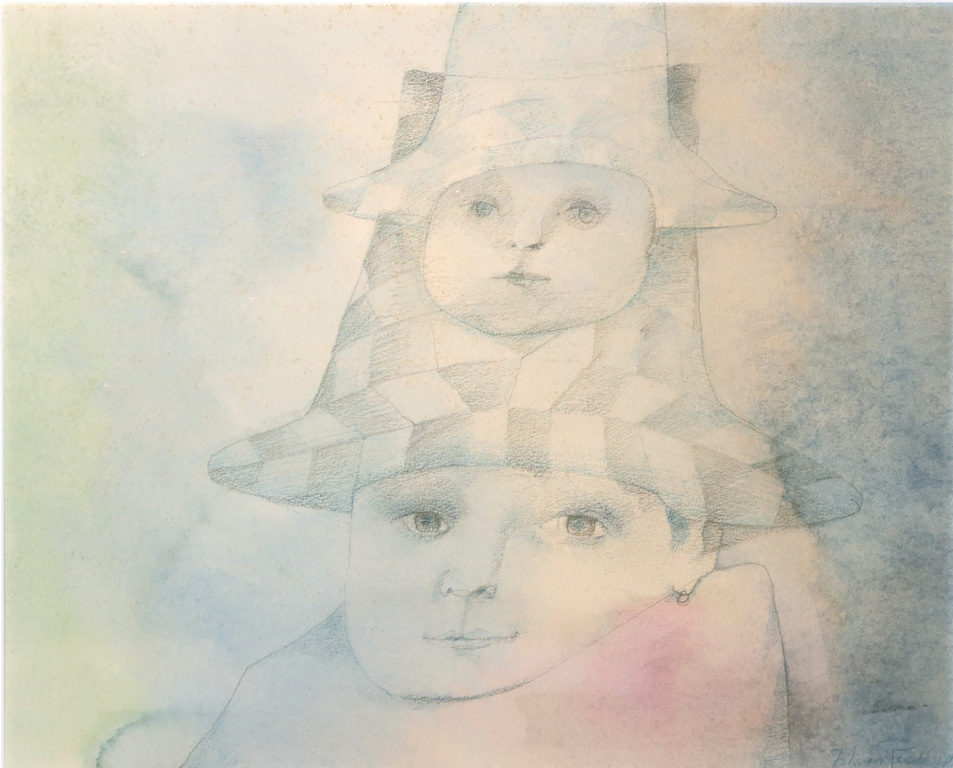 Johan van Reede: Aquarel, Herinnering - Ingelijst kopen? Bied vanaf 35!