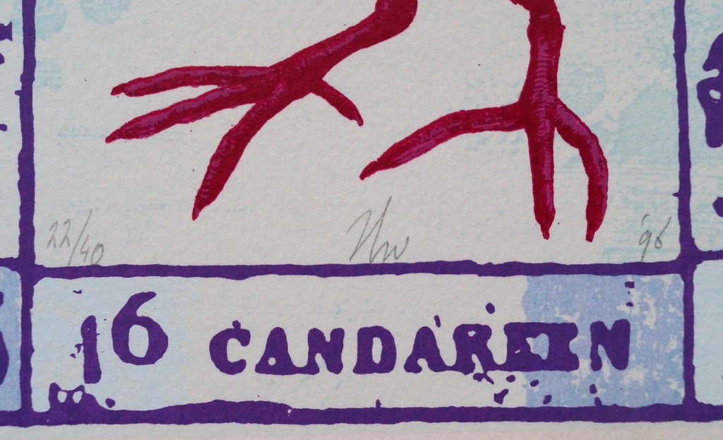 Herman van der Weert - gesigneerde zeefdruk - 1996 kopen? Bied vanaf 25!