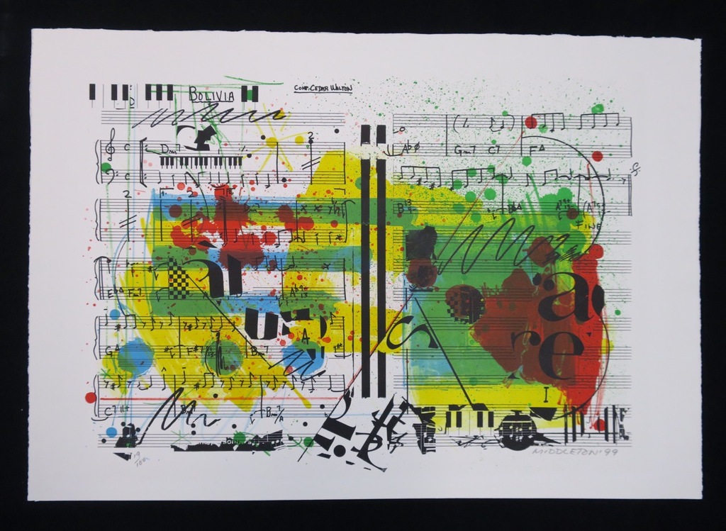 Sam Middleton: Litho, Duo Trip / Bolivia verkocht voor € 40!