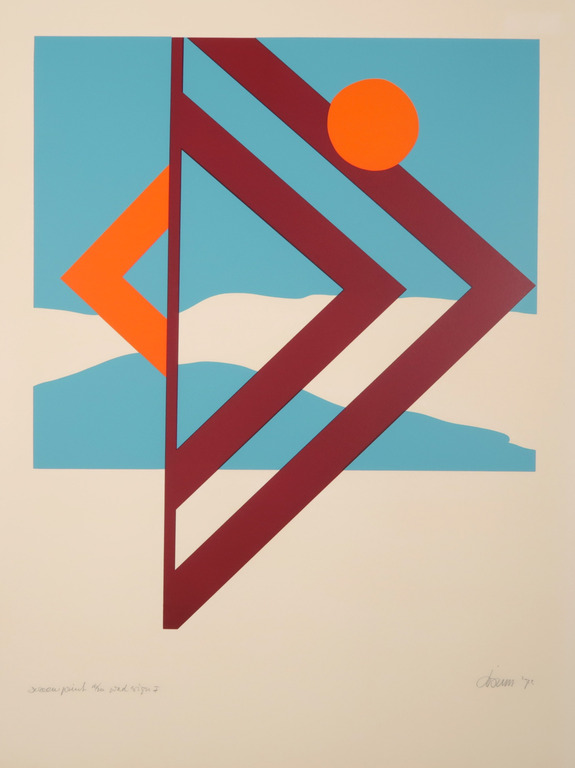 Josum Walstra: Zeefdruk, Wad sign I verkocht voor € 40!