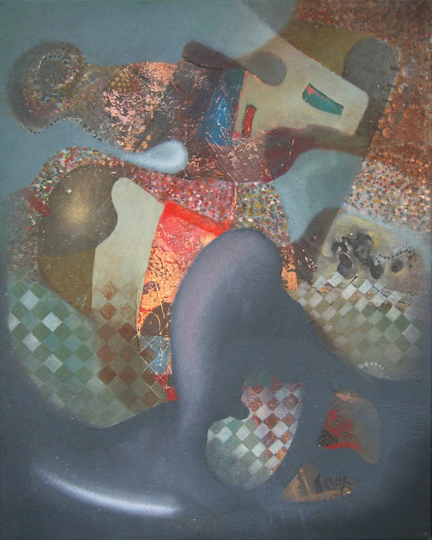 S.TARASOV - abstracte compositie op linnen, zonder titel. kopen? Bied vanaf 99!