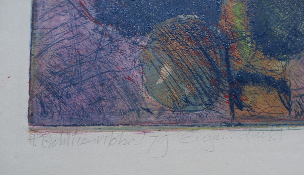 Peter Achttienribbe, ets, handgesigneerd en genummerd, 1979 kopen? Bied vanaf 35!