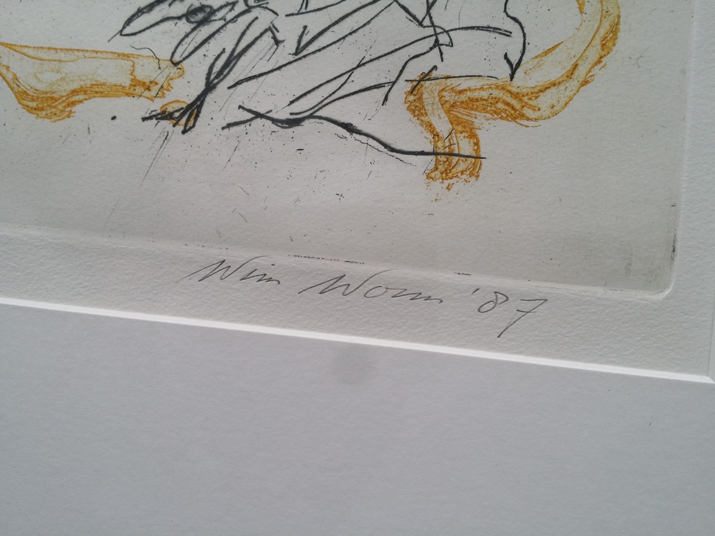 Wim Worm - Wim Worm. Litho. Strand. kopen? Bied vanaf 35!