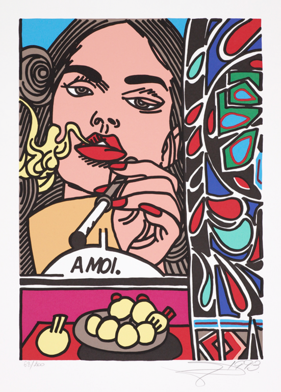 Erro: Zeefdruk, La femme fatale (a moi) verkocht voor € 60!