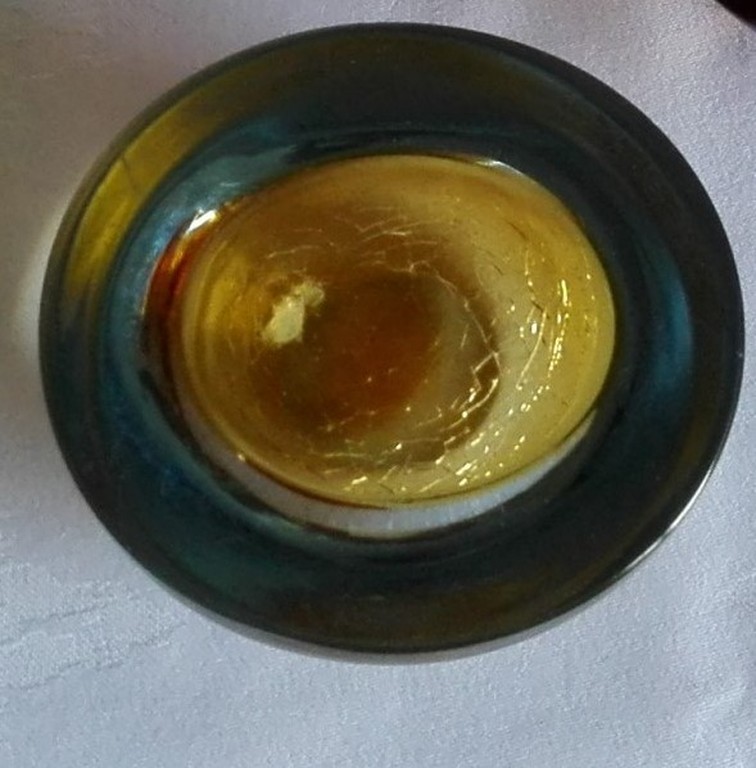 Murano, Italië, Geode kom met craquelé kopen? Bied vanaf 1!