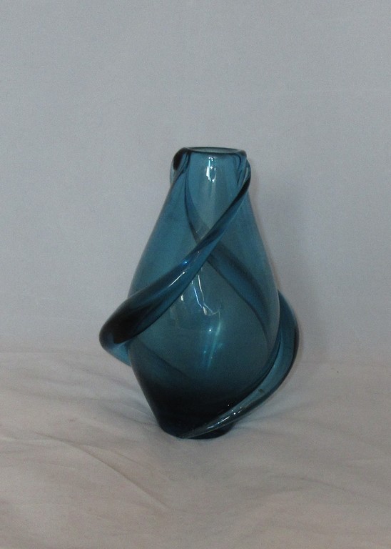 Frantisek Zemek voor ZBS - Blauw free form vaasje kopen? Bied vanaf 28!