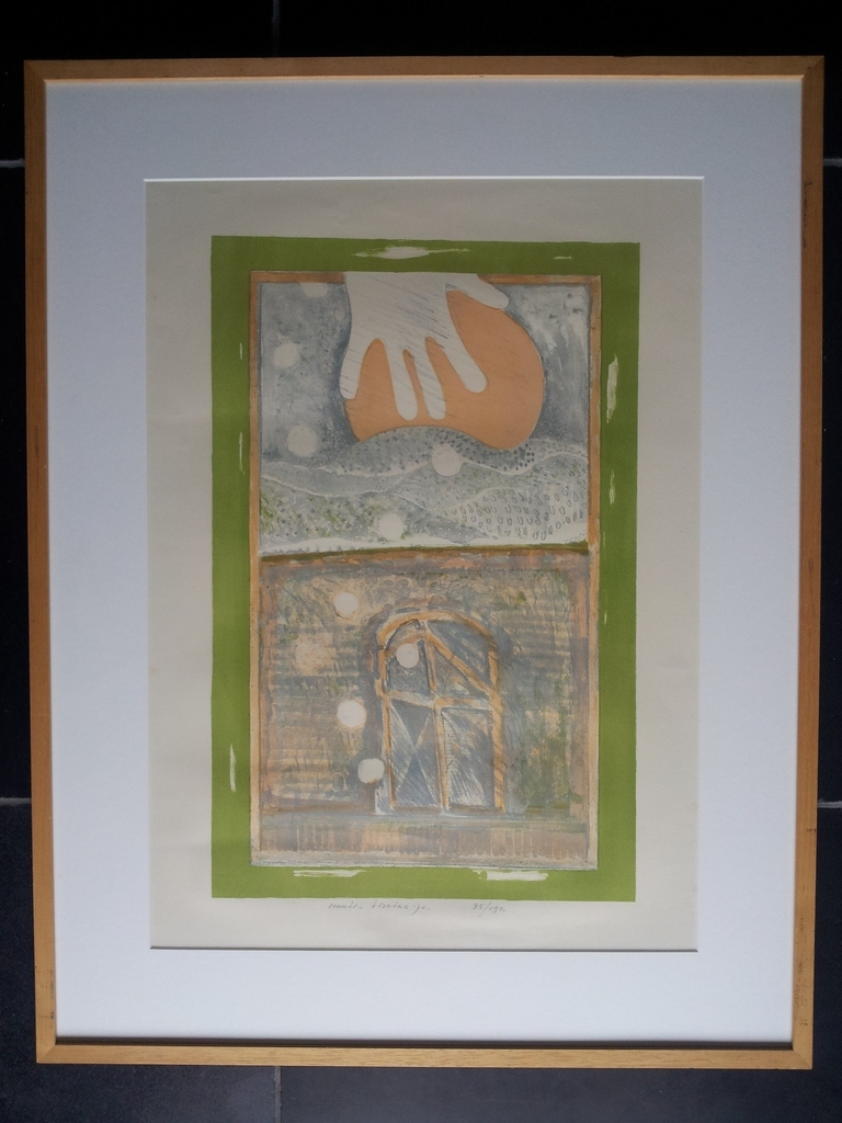 Martin Tissing 4 Kleuren Litho Hand met Landschap Ingelijst kopen? Bied vanaf 1!