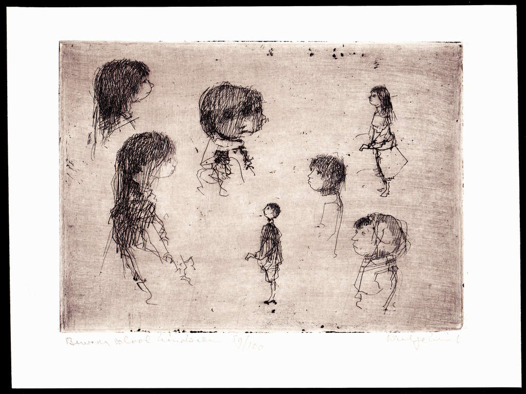 Dirkje Kuik, ets verkocht voor € 40!