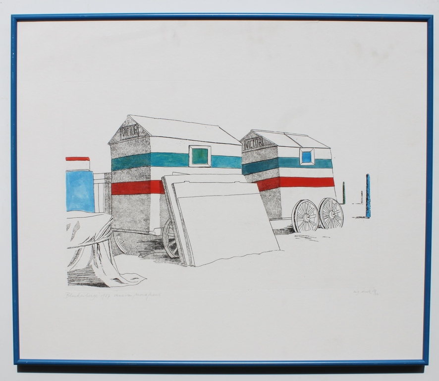 Erna van Mondfrans: kleurenlitho (eigen druk), Blankenberge kopen? Bied vanaf 45!