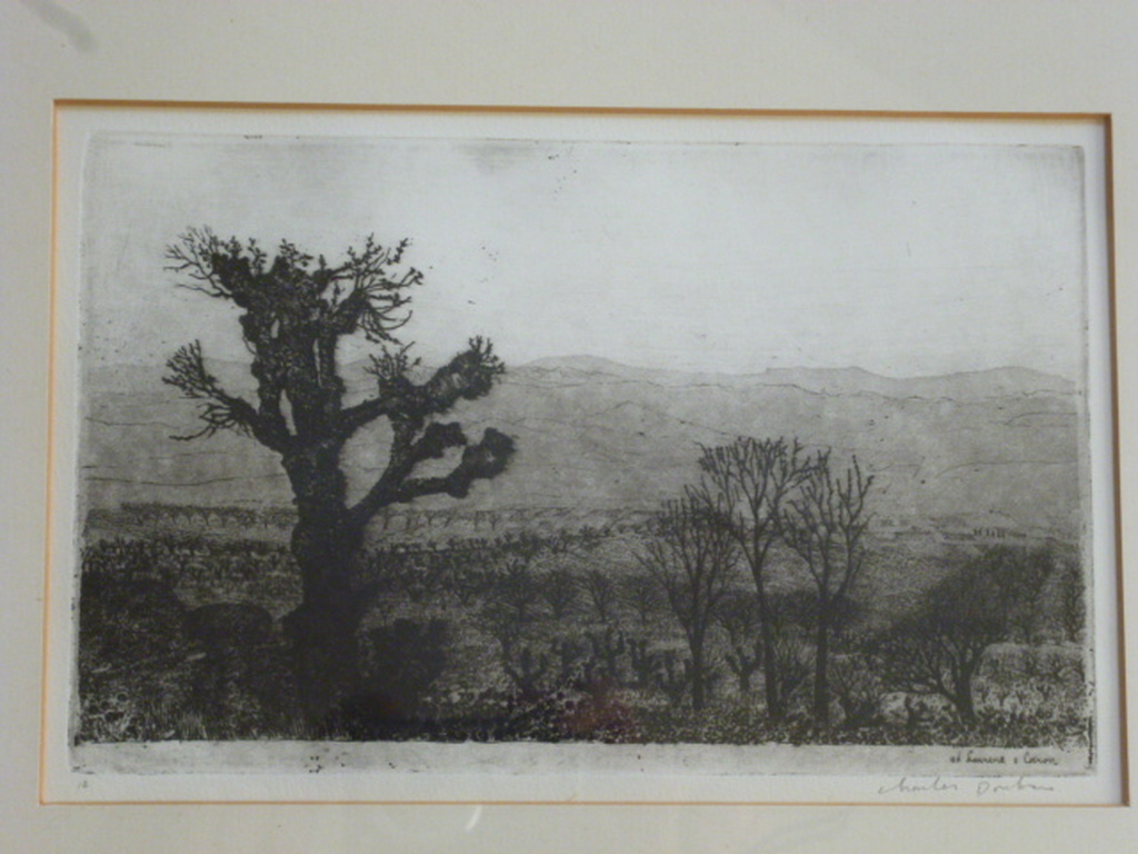 Charles Donker - ets - Geknotte zwarte moerbei kopen? Bied vanaf 125!